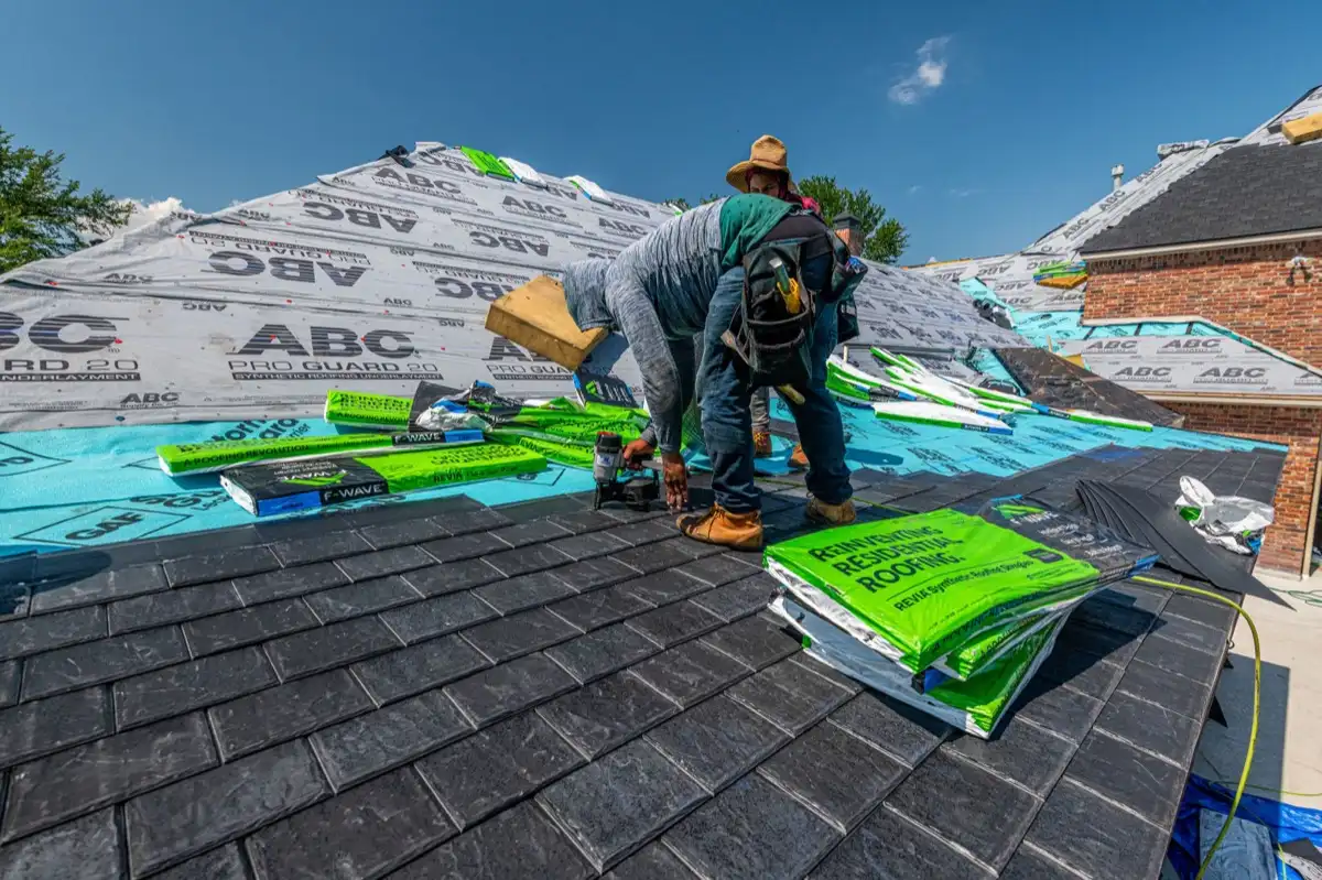 roofing project in Dubuque, IA — 3